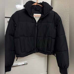 Hollister Black Puffer Jacket